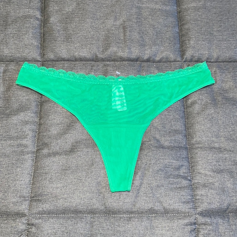 Lace Trim Thong